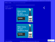 Tablet Screenshot of dedosverdes.wordpress.com