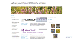 Desktop Screenshot of anitharamakrishnan.wordpress.com