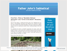 Tablet Screenshot of fatherjohn.wordpress.com