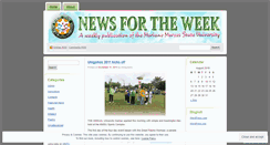 Desktop Screenshot of mmsunews.wordpress.com