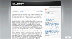 Desktop Screenshot of annacrandall.wordpress.com