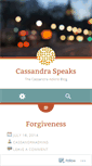 Mobile Screenshot of cassandraadkins.wordpress.com