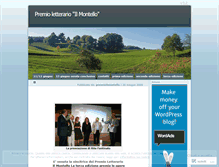 Tablet Screenshot of premioilmontello.wordpress.com