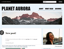 Tablet Screenshot of planetaurora.wordpress.com