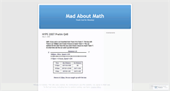 Desktop Screenshot of madabtmath.wordpress.com