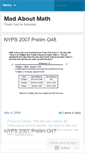 Mobile Screenshot of madabtmath.wordpress.com