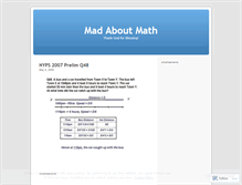 Tablet Screenshot of madabtmath.wordpress.com