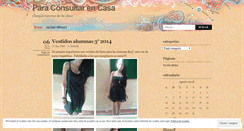 Desktop Screenshot of paraconsultarencasa.wordpress.com