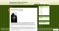 Desktop Screenshot of komunitasislam.wordpress.com