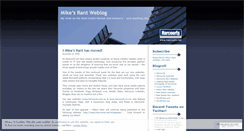 Desktop Screenshot of mikesrant.wordpress.com
