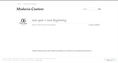 Desktop Screenshot of modaviacouture.wordpress.com