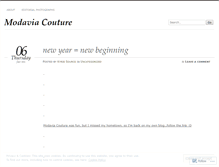 Tablet Screenshot of modaviacouture.wordpress.com