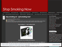 Tablet Screenshot of hypnosisstopsmoking.wordpress.com