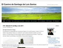 Tablet Screenshot of elcaminodesantiagodeluissantos.wordpress.com