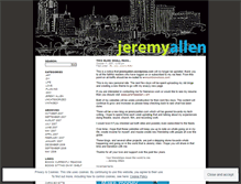 Tablet Screenshot of jeremyallen.wordpress.com
