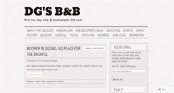 Desktop Screenshot of deegeesbb.wordpress.com