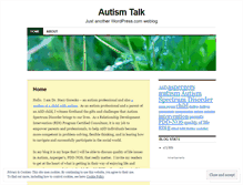 Tablet Screenshot of helpautism.wordpress.com