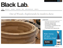 Tablet Screenshot of blacklabsite.wordpress.com