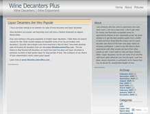 Tablet Screenshot of decanterguy.wordpress.com