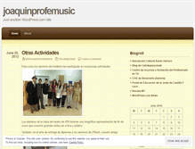 Tablet Screenshot of joaquinprofemusic.wordpress.com