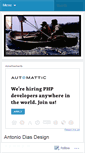 Mobile Screenshot of antoniodiasdesign.wordpress.com