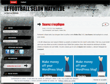 Tablet Screenshot of lefootballselonmathilde.wordpress.com