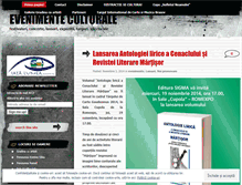 Tablet Screenshot of evenimenteculturale.wordpress.com