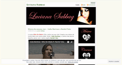 Desktop Screenshot of lucianasabbag.wordpress.com