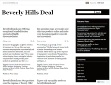 Tablet Screenshot of beverlyhillsdeal.wordpress.com