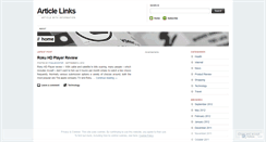 Desktop Screenshot of myarticledashboard.wordpress.com