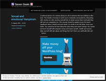 Tablet Screenshot of ninaparadigma.wordpress.com