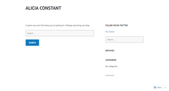 Desktop Screenshot of constantconsultant.wordpress.com