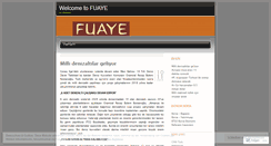 Desktop Screenshot of fuaye.wordpress.com