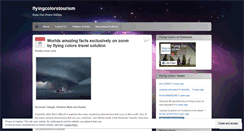 Desktop Screenshot of flyingcolorstourism.wordpress.com