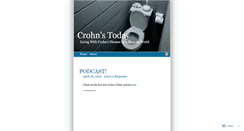 Desktop Screenshot of crohnstoday.wordpress.com