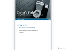 Tablet Screenshot of crohnstoday.wordpress.com