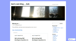 Desktop Screenshot of bensownblog.wordpress.com