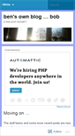 Mobile Screenshot of bensownblog.wordpress.com