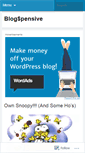 Mobile Screenshot of blogspensive.wordpress.com