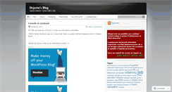 Desktop Screenshot of dejectu.wordpress.com