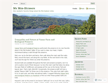 Tablet Screenshot of mymidhudson.wordpress.com