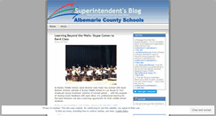 Desktop Screenshot of k12albemarlesupt.wordpress.com