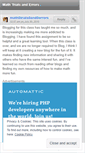 Mobile Screenshot of math0trials0and0errors.wordpress.com