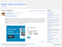 Tablet Screenshot of math0trials0and0errors.wordpress.com