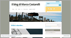 Desktop Screenshot of marcocostarelli.wordpress.com