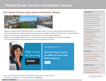Tablet Screenshot of pollardbrookowners.wordpress.com