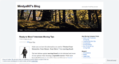 Desktop Screenshot of mindya987.wordpress.com