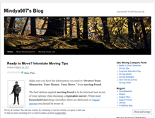 Tablet Screenshot of mindya987.wordpress.com