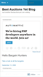 Mobile Screenshot of bestauct.wordpress.com