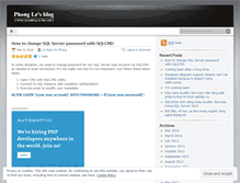Tablet Screenshot of phonglengocky.wordpress.com